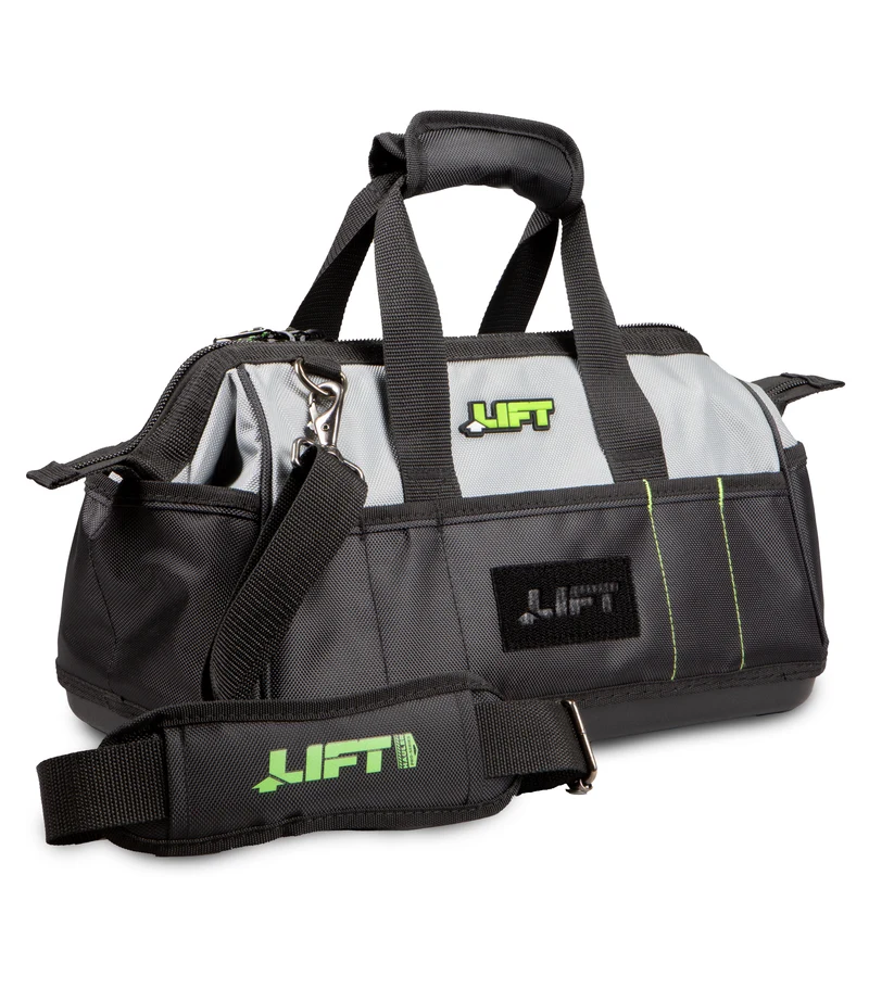 Sac à outils grand ouvert