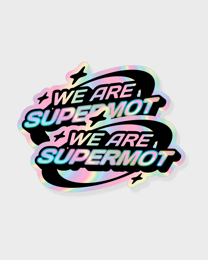 2 Stickers STARS SUPERMOT