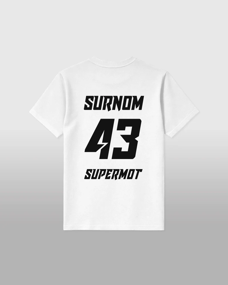 T-Shirt PERSONNALISÉ Blanc