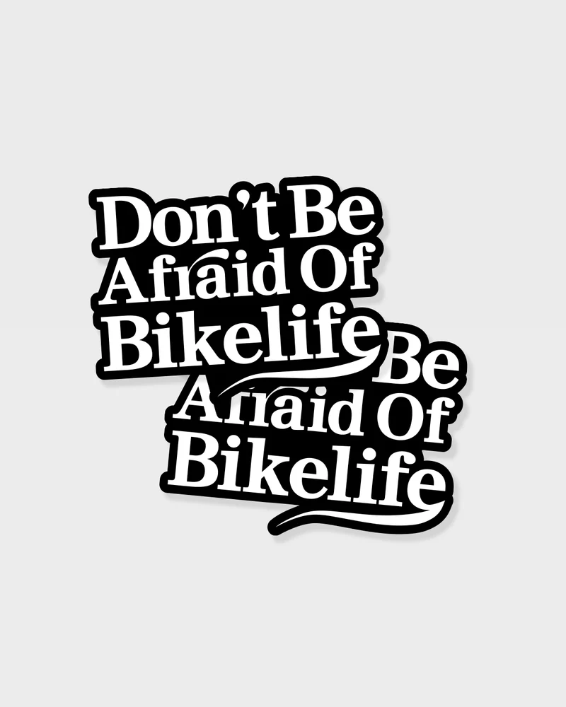2 Stickers DON'T BE AFRAID
