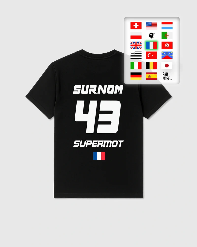 T-Shirt PERSONNALISÉ WORLD EDITION