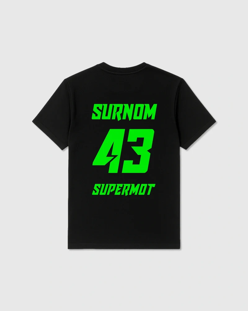 T-Shirt PERSONNALISÉ Vert Fluo