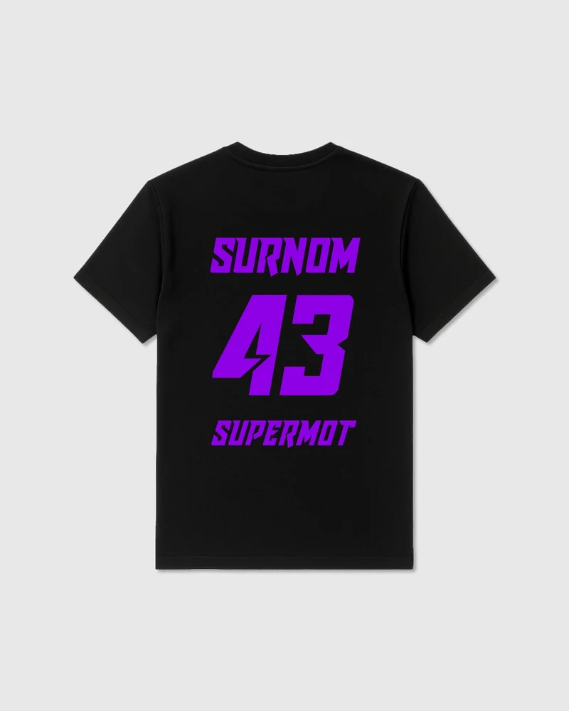 T-Shirt PERSONNALISÉ Violet