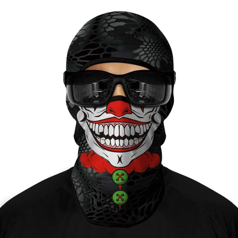 Cagoule moto - Clown rieur