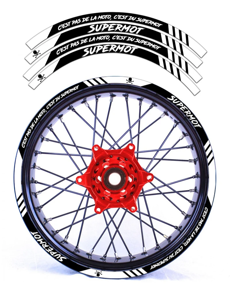 Stickers de Jantes SUPERMOT