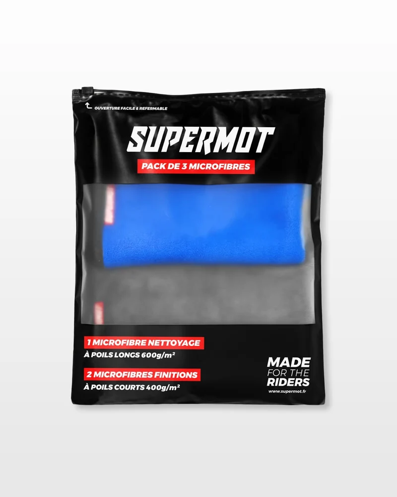 Pack de 3 Microfibres SUPERMOT