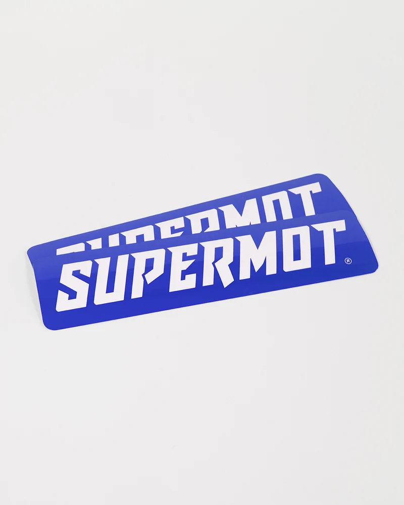 2 Stickers SUPERMOT ORIGIN Bleu