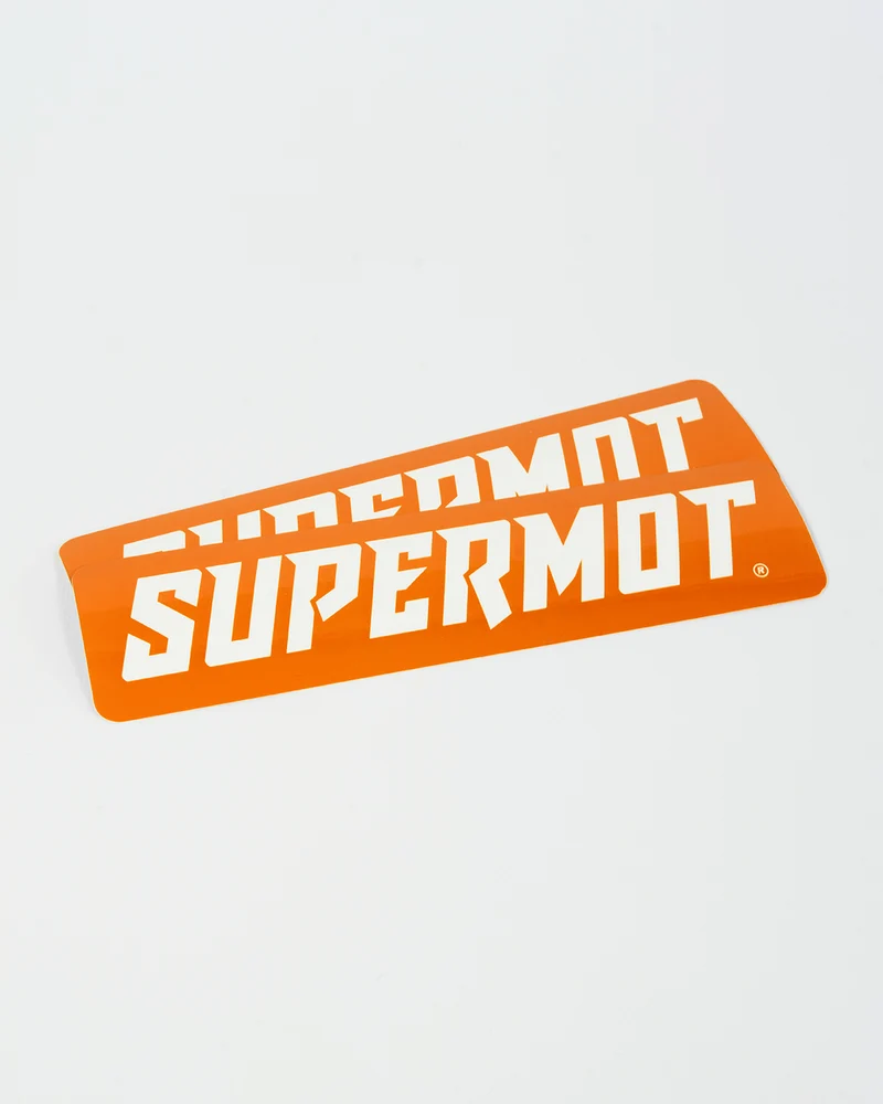 2 Stickers SUPERMOT ORIGIN Orange