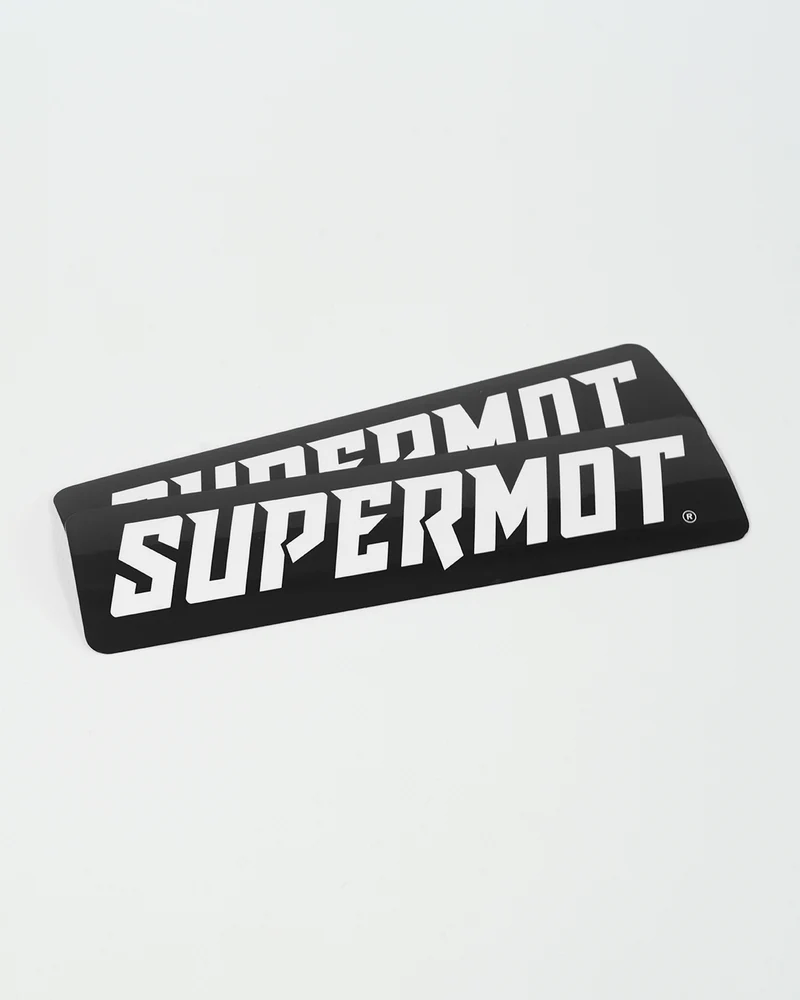 2 Stickers SUPERMOT ORIGIN Noir