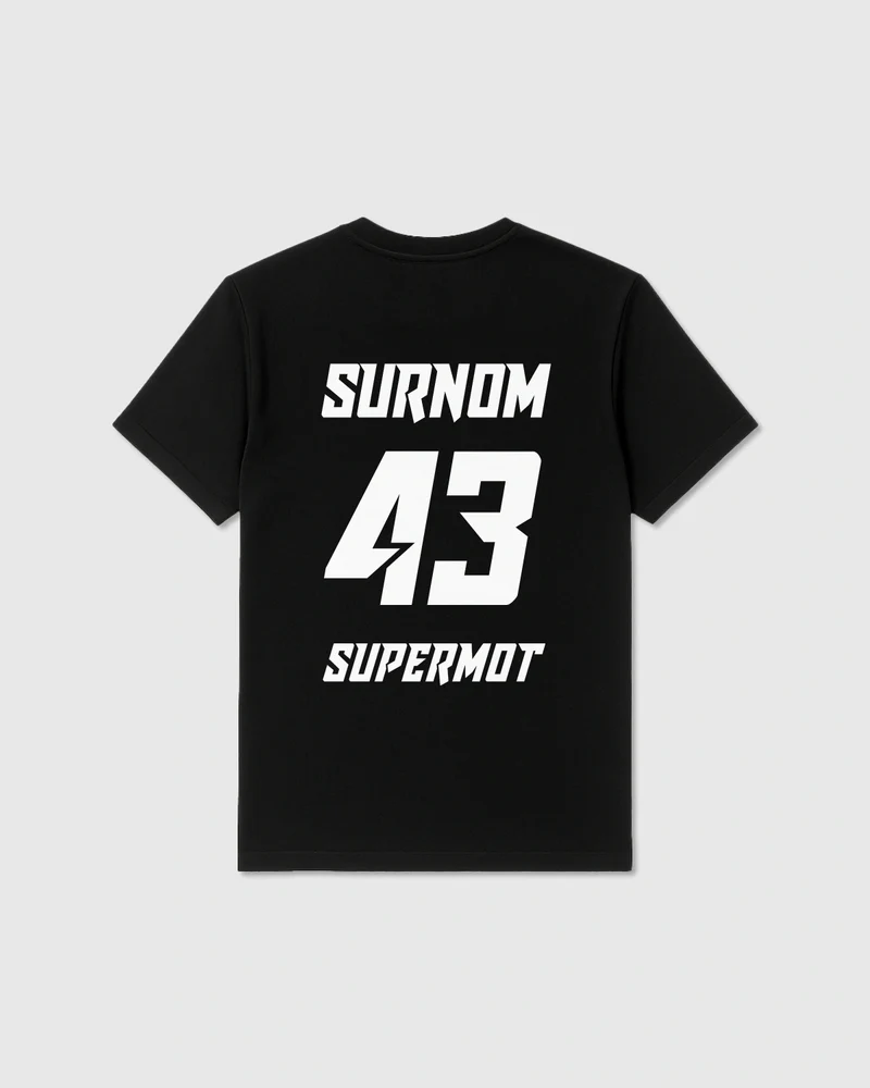 T-Shirt PERSONNALISÉ Noir