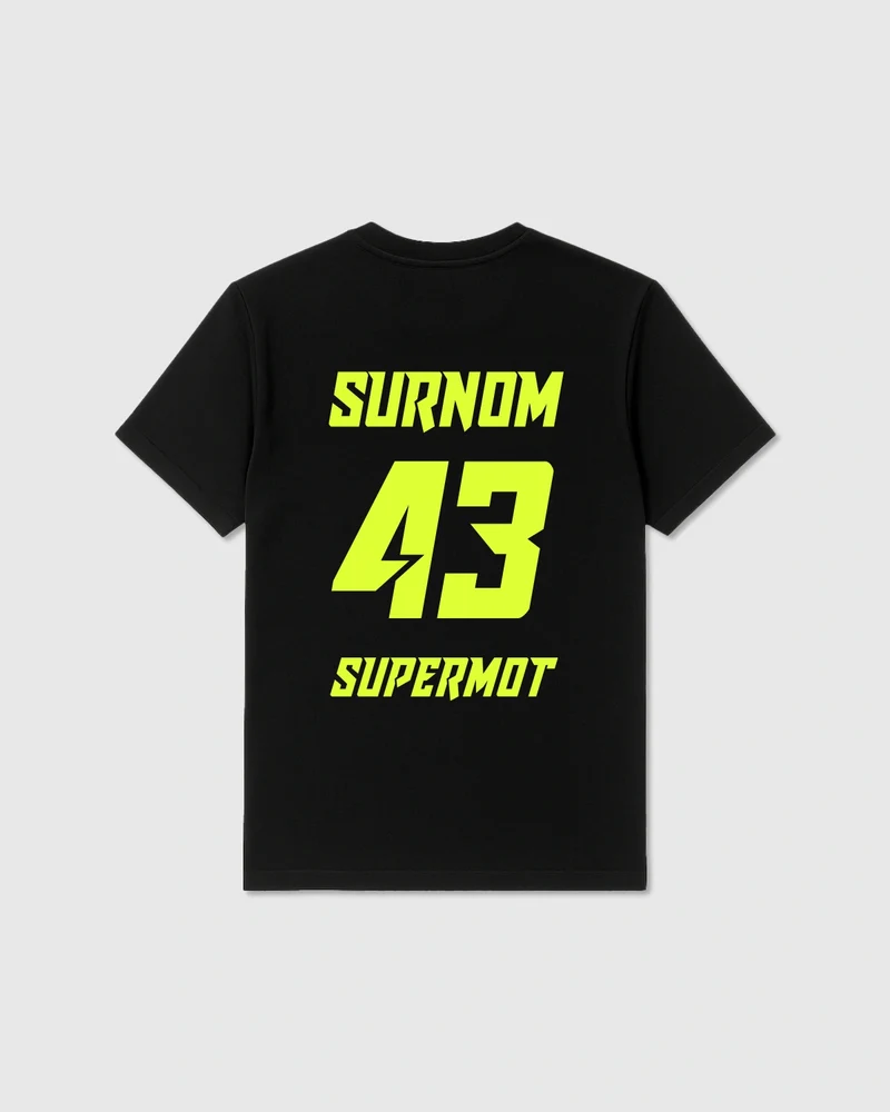 T-Shirt PERSONNALISÉ Jaune Fluo