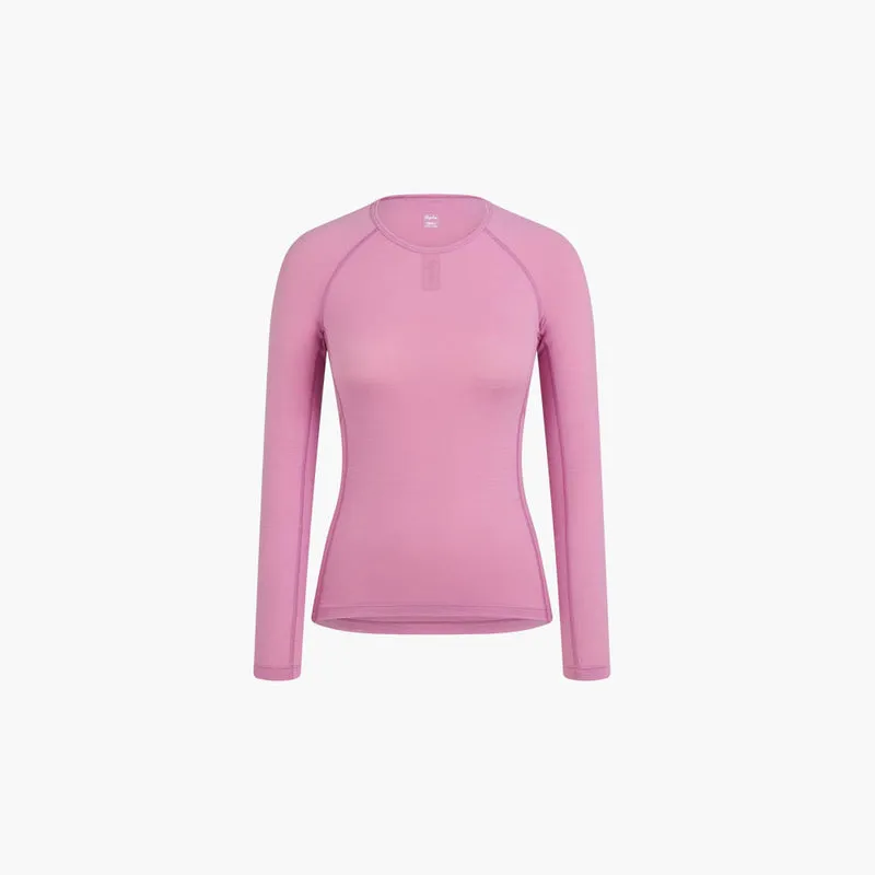 Rapha Maillot de corps Femme Merino Manches Longues Dusty Mauve