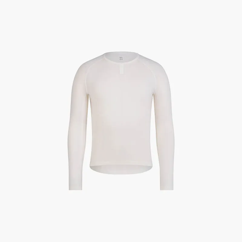 Rapha Maillot de corps Merino Manches Longues Cream White