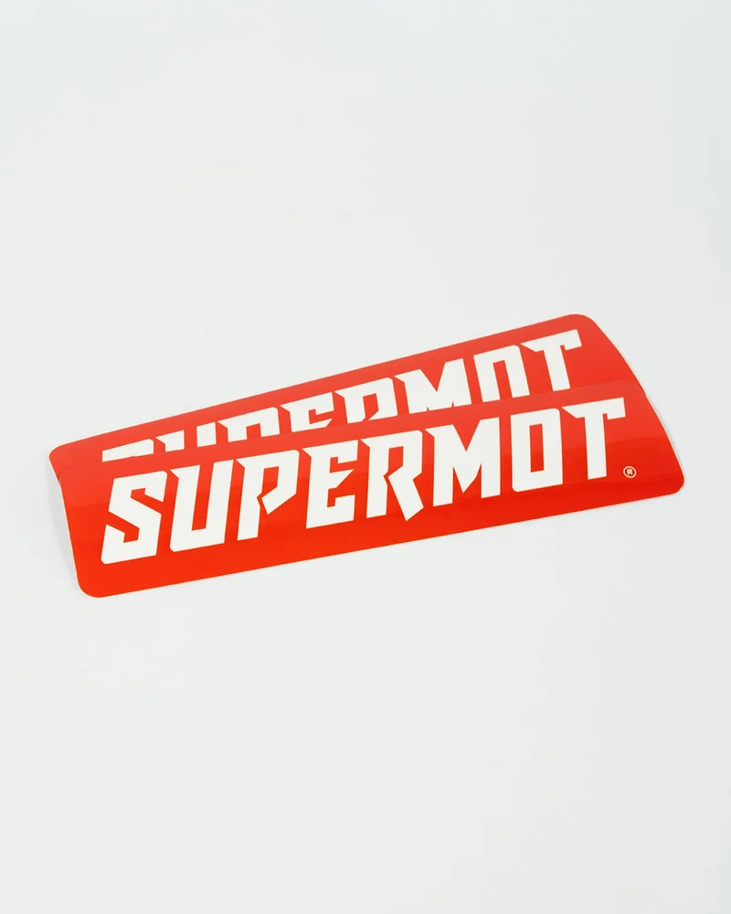 2 Stickers SUPERMOT ORIGIN Rouge