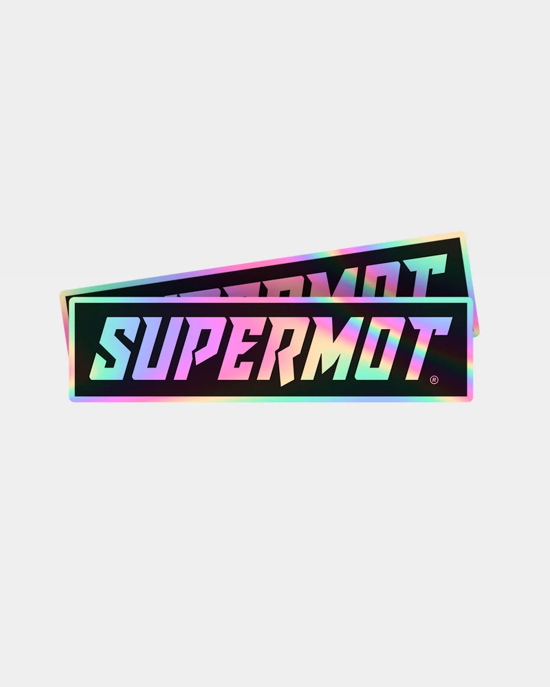 2 Stickers SUPERMOT ORIGIN Holographique