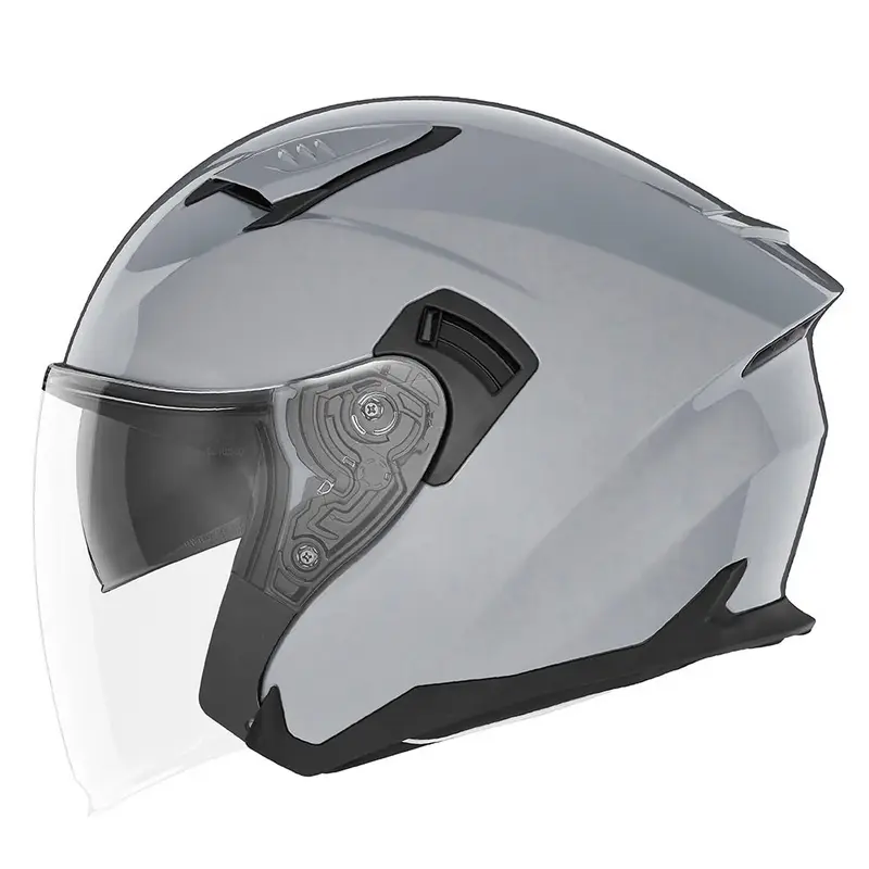 Casque jet - N130 gris nardo