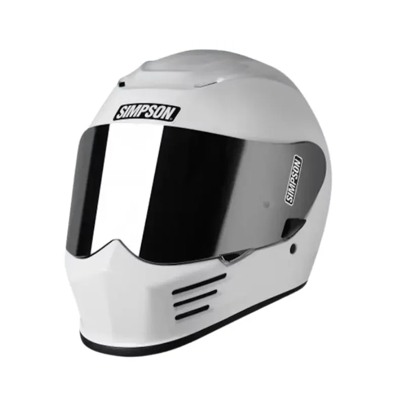 Casque moto intégral - Speed blanc