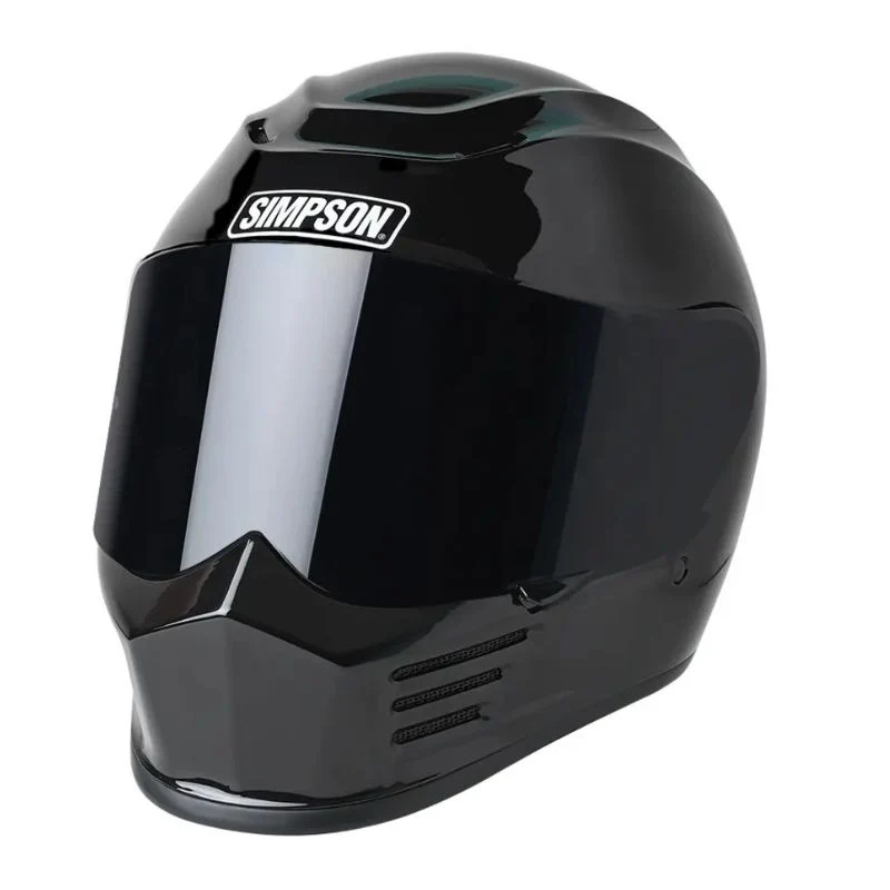 Casque moto intégral - Speed noir metal