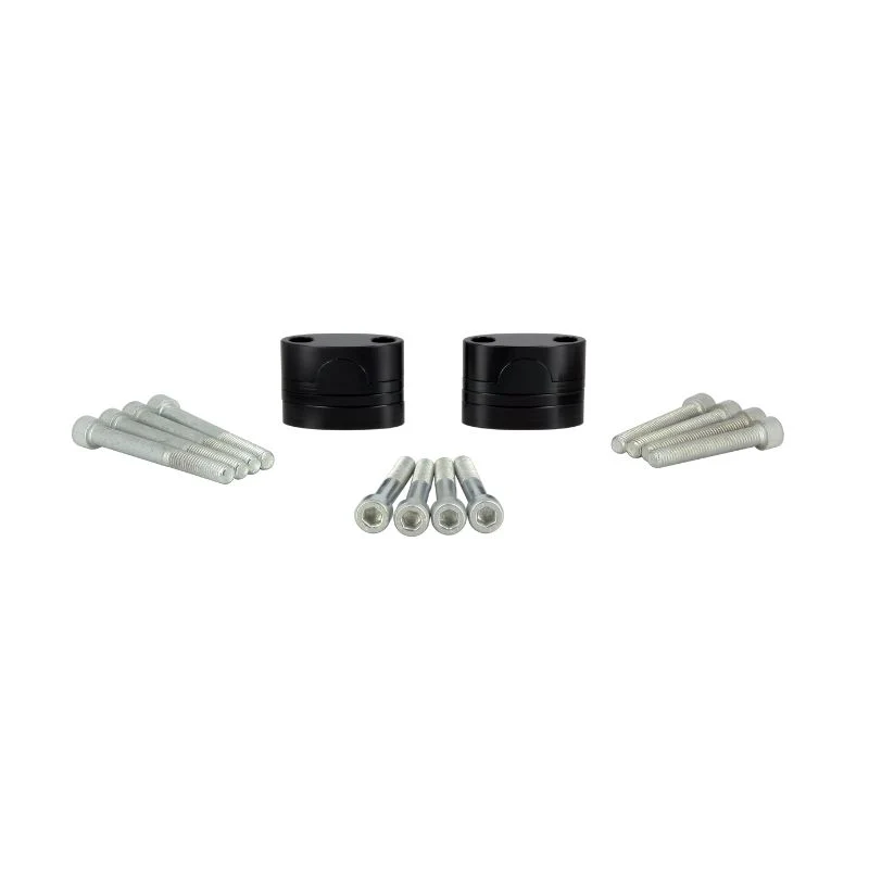 Rehausse de guidon moto - Noir 22mm