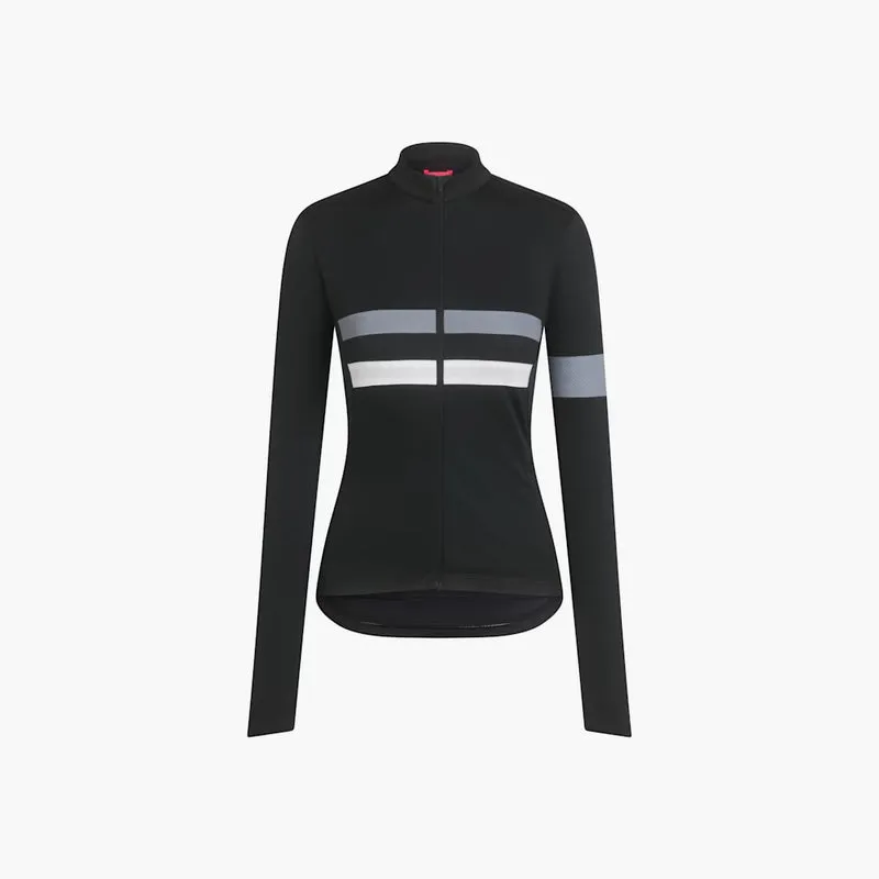 Rapha Maillot Brevet Femme Manche Longue Black