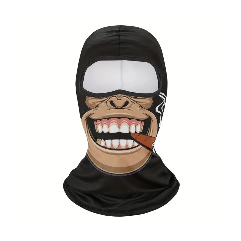 Cagoule moto - Singe fumeur