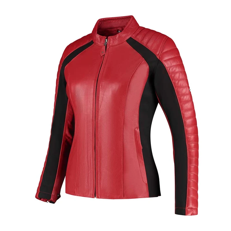 Blouson de moto femme AA - Jack Donna rouge