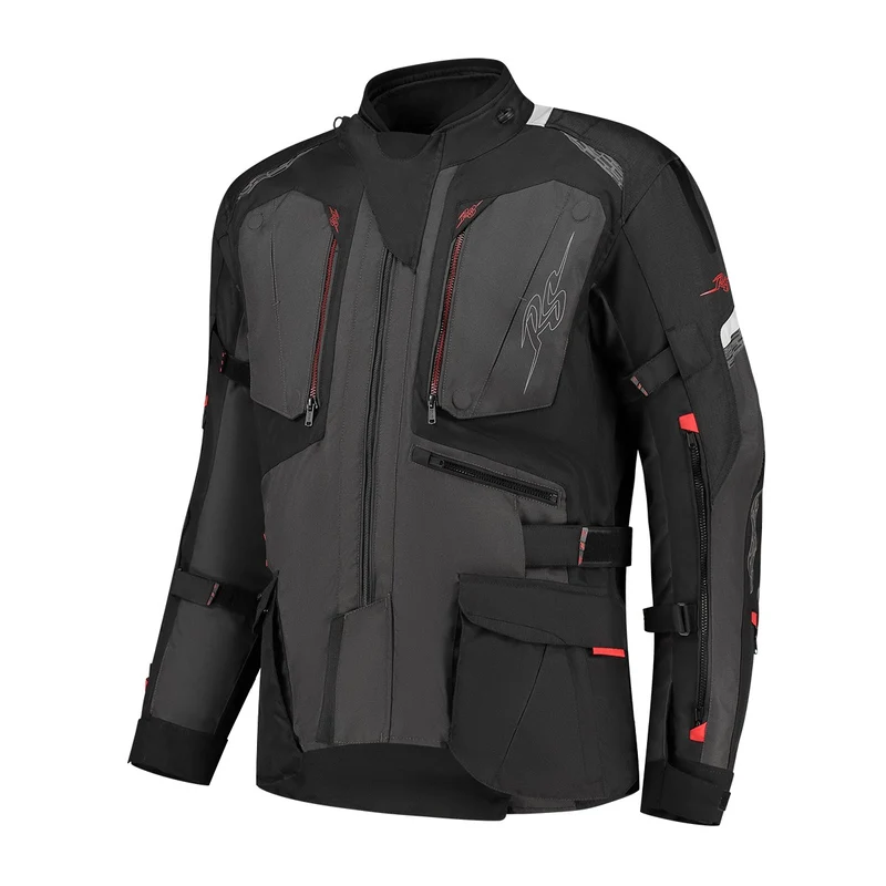 Blouson de moto homme AA - Jack Cliff Gris & Noir