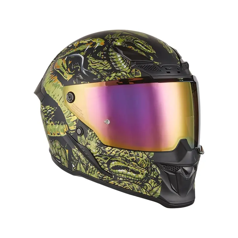 Casque intégral - Goliath Mythology noir mat or