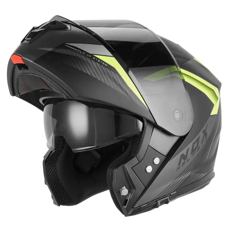 Casque modulable - N968 Shift noir mat jaune