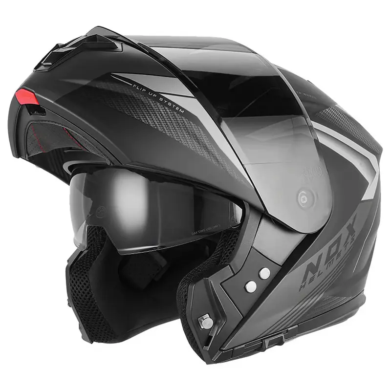 Casque modulable - N968 Shift noir mat argent