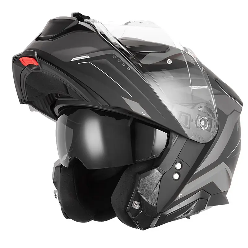 Casque modulable - N967 Conquer noir mat argent