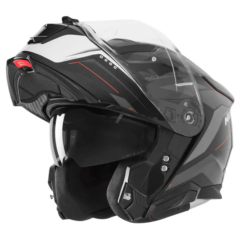 Casque modulable - N967 Conquer noir blanc rouge