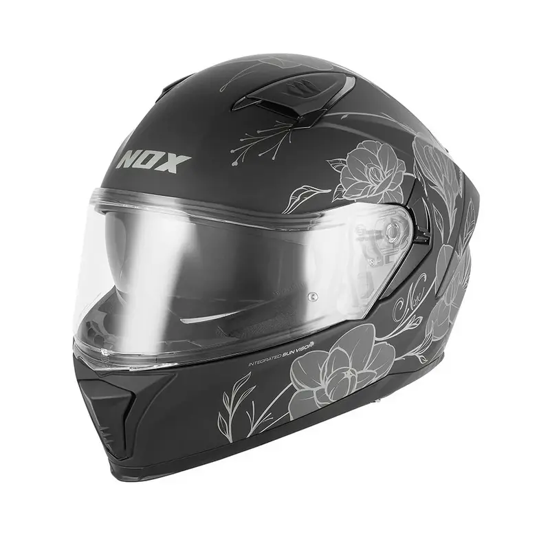 Casque intégral femme - N402 Spring argent mat