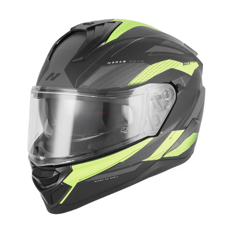 Casque intégral - N304S Revo noir mat jaune