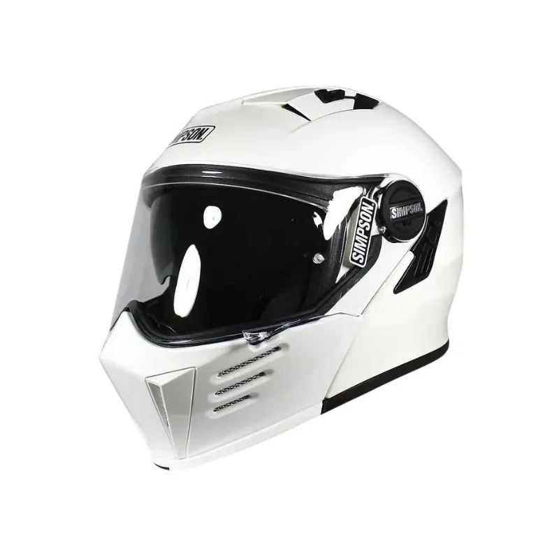 Casque moto modulable - Darksome blanc