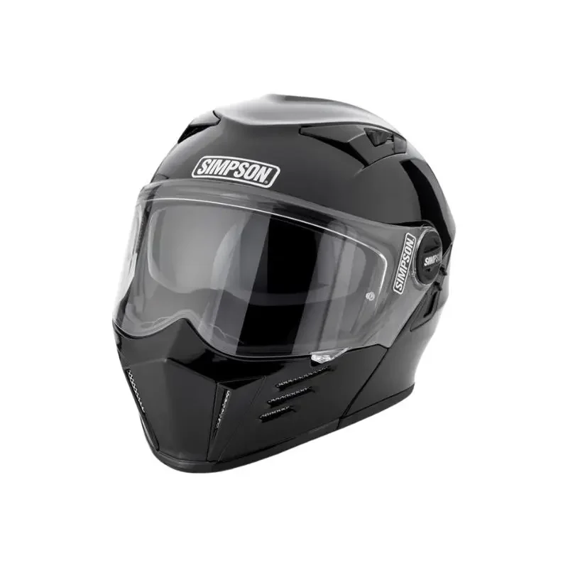Casque moto modulable - Darksome noir brillant