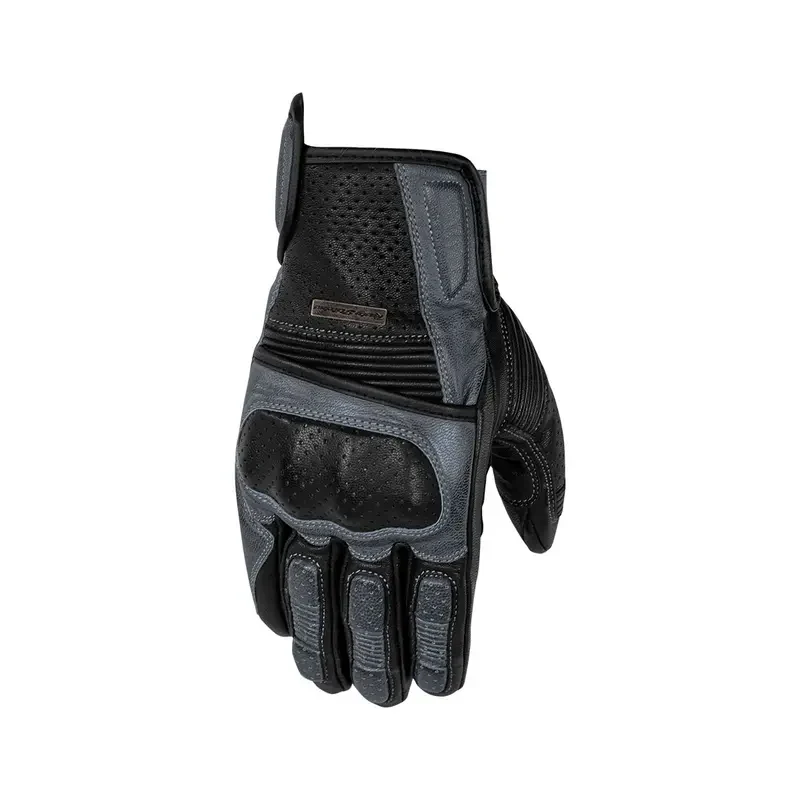 Gants moto été homme - Zeke noir et gris