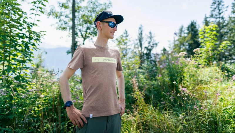 ADVANCE - Pilot Tee - T-shirt Coffee