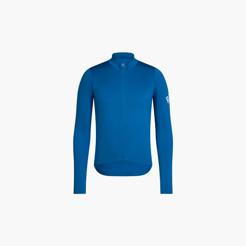 Rapha Maillot Pro Team Manches Longues Midweight Petrol Blue