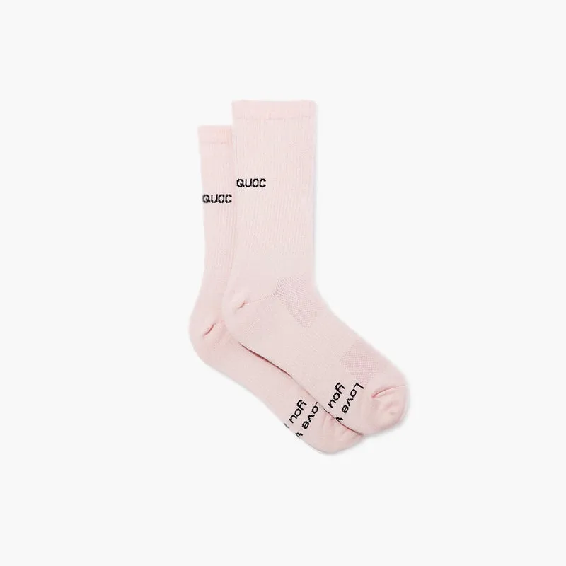 Quoc Chaussettes All Road Dusty Pink