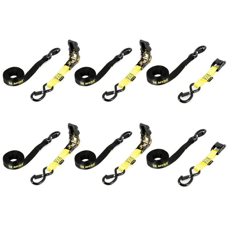Sangle d'arrimage moto Myra - Coffret de 6 pièces