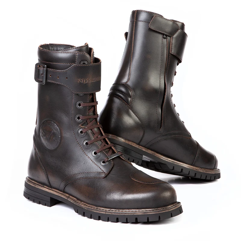 Bottines moto Stylmartin™ - ROCKET WP MARRON