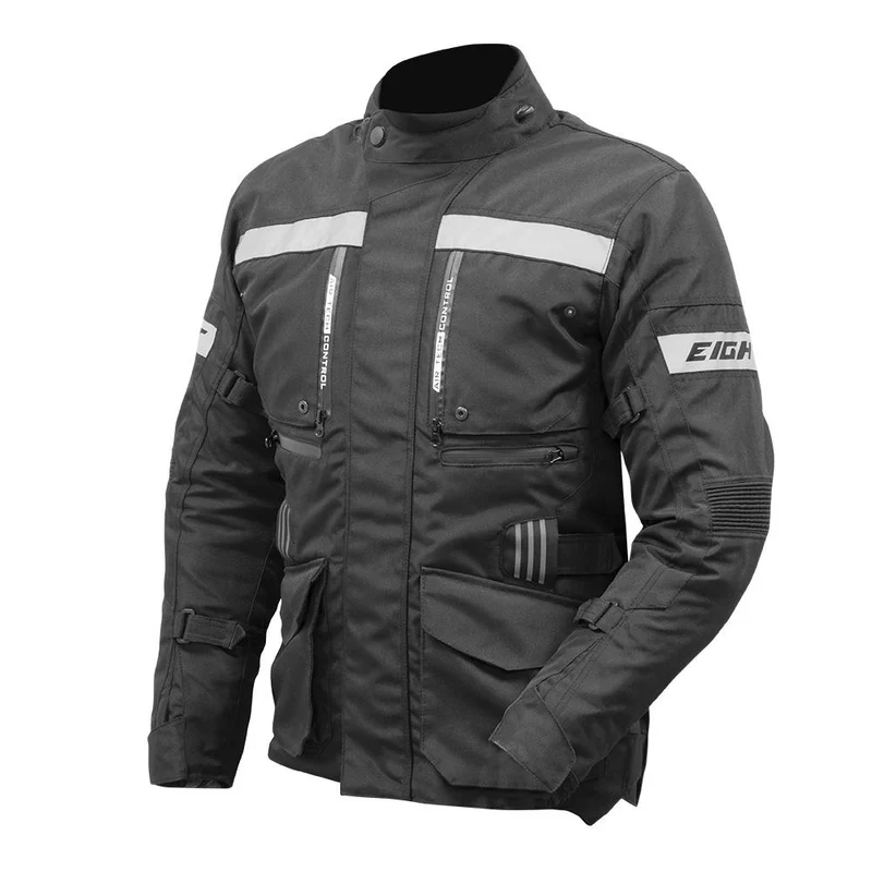 Blouson de moto homme - Trekk noir