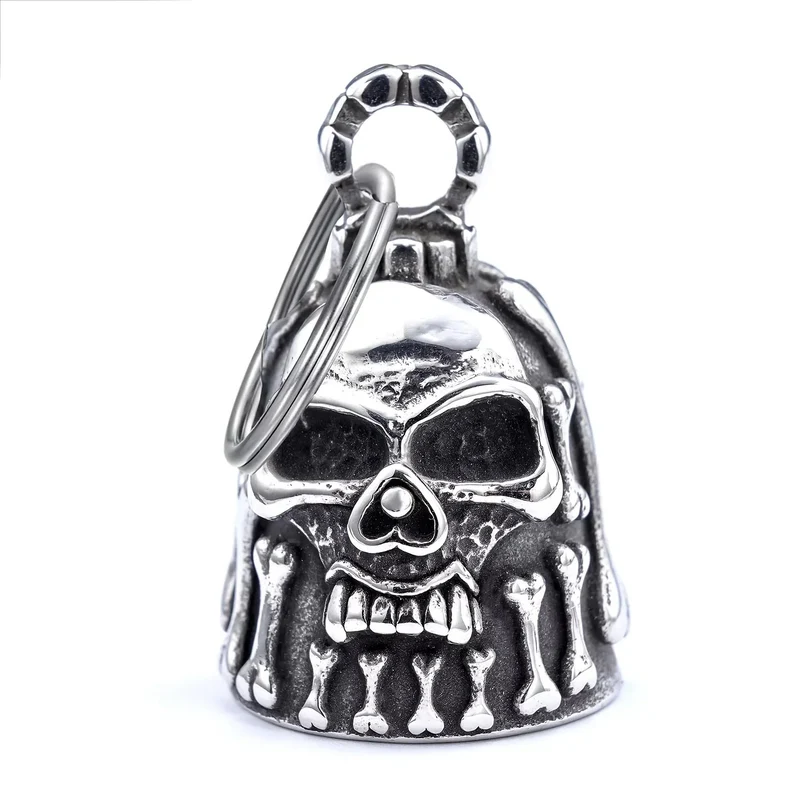 Guardian bell - Tête de mort et os