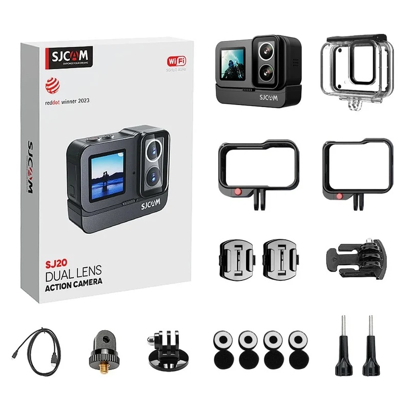 Camera pour moto - SJ20 Dual Lens