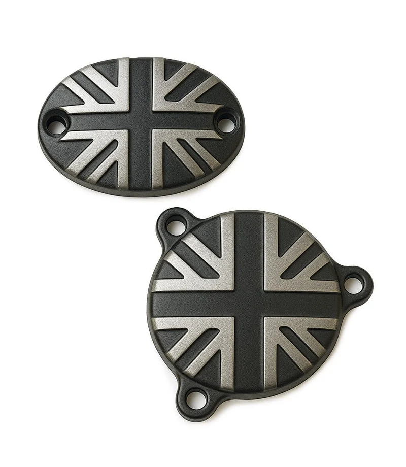 Kit Tappo Carter e Tappo Olio "Union Jack" per Royal Enfield 350cc
