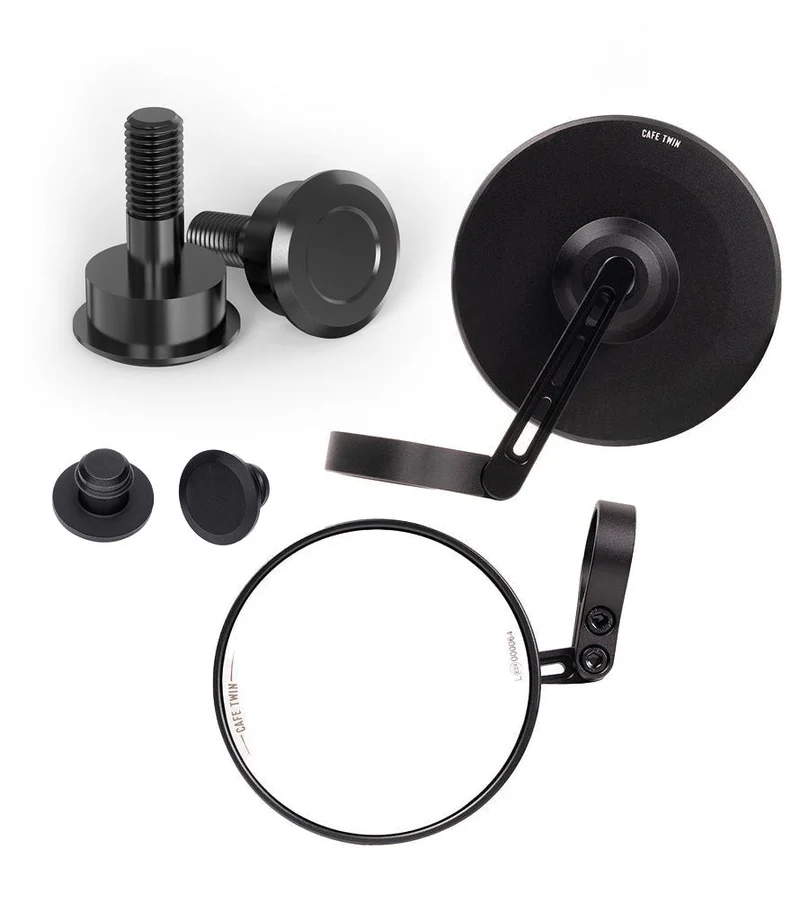 Kit Specchietti Bar End Slim con Adattatori per BMW R Nine T