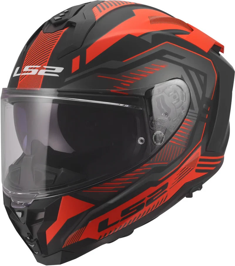 LS2 FF817 CHALLENGER II DRAVIX CASCO DE MOTO ROJO