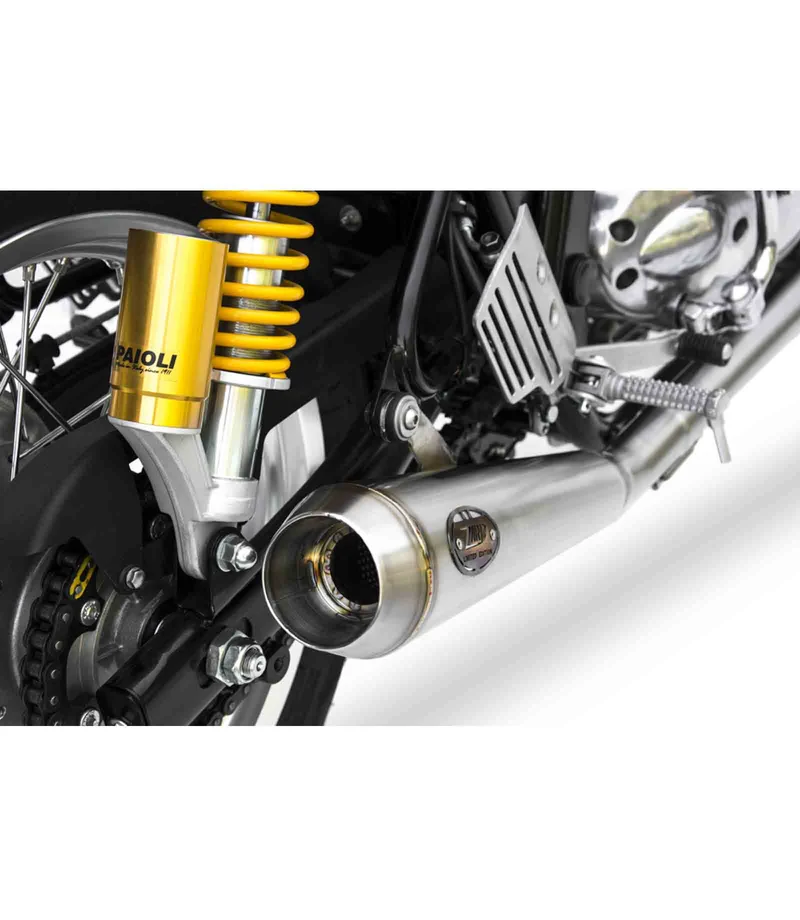Scarico Moto Conico per Continental GT 535 - Zard