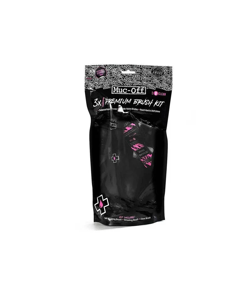 Kit Spazzole Pulizia Moto Muc-Off x 3